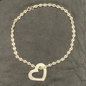 Susan Cummings 925 Silver Heart Necklace❤️